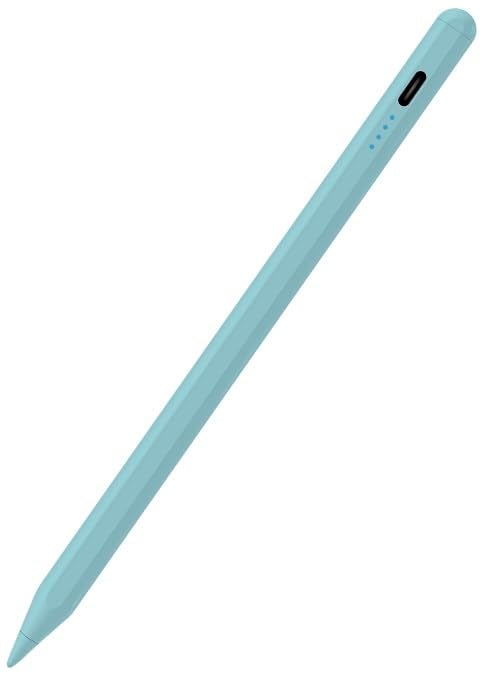 JMBTQ Universal Capacitive Stylus Pen for Samsung Galaxy Tab A7/A8/A9/A9 Plus/A11/iPad iPhone- Android/iOS/Windows Compatible Writing/Drawing Tool, Pressure Sensitivity, Replaceable Tips (Blue) - Image 1