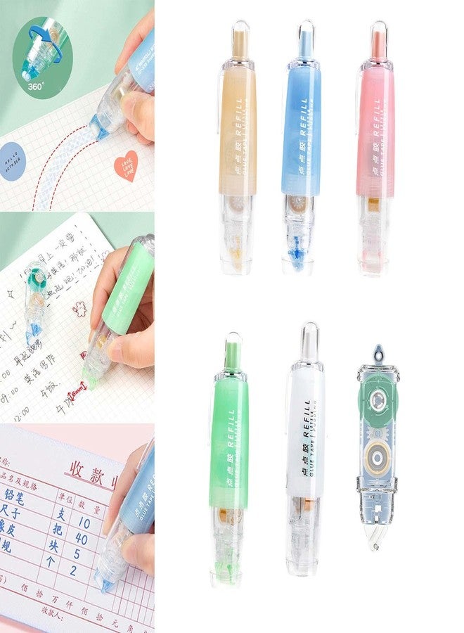 SECRET DESIRE Dot Glue Tape Double Sided Dots Tape Applicator for Signs Flyers Card Making Apricot Color - Image 5