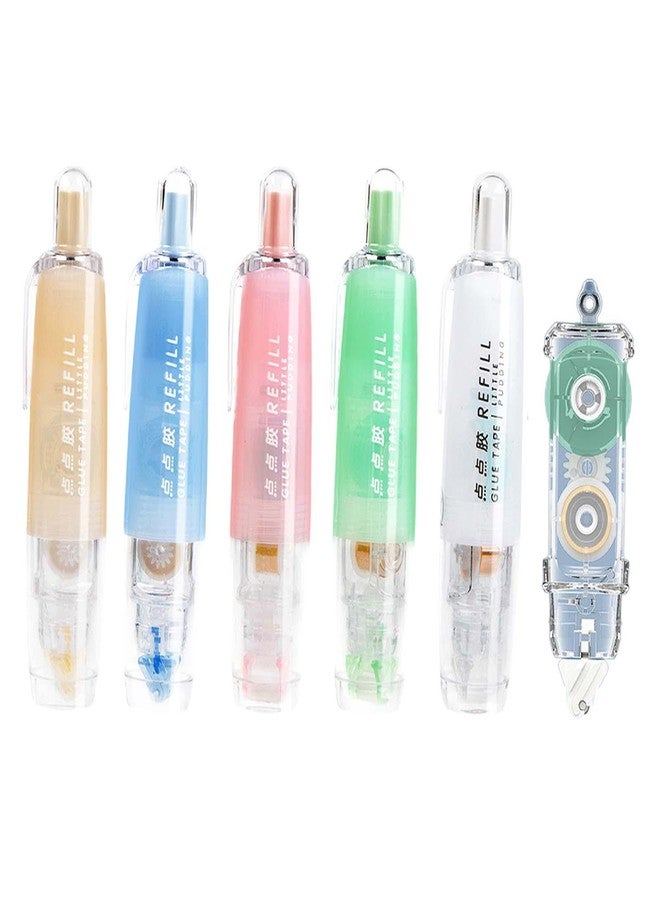 SECRET DESIRE Dot Glue Tape Double Sided Dots Tape Applicator for Signs Flyers Card Making Apricot Color - Image 2