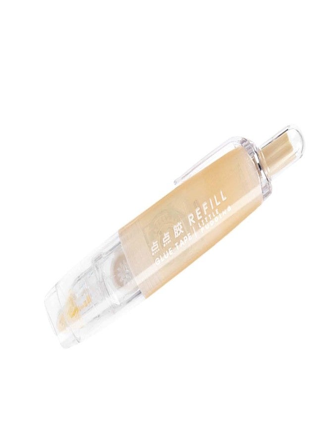 SECRET DESIRE Dot Glue Tape Double Sided Dots Tape Applicator for Signs Flyers Card Making Apricot Color - Image 1
