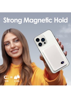 luminum Ultra-Slim Magnetic Wireless Portable Power Bank with LCD Display 5000mAH,PD Fast Charging USB-C Battery Pack Compatible with Magsafe  - Image 4