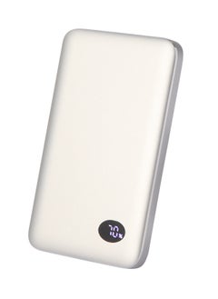 luminum Ultra-Slim Magnetic Wireless Portable Power Bank with LCD Display 5000mAH,PD Fast Charging USB-C Battery Pack Compatible with Magsafe  - Image 1