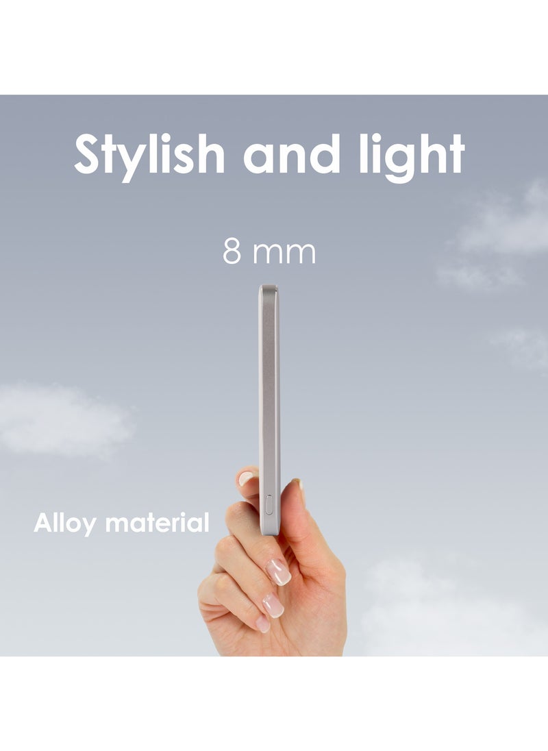 luminum - Ultra-Slim Magnetic Wireless Portable Power Bank with LCD Display 5000mAH,PD Fast Charging USB-C Battery Pack Compatible with Magsafe - Image 1