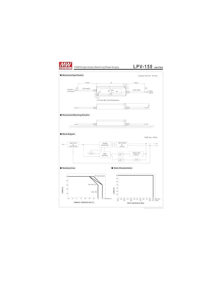 MeanWell LPV-150-12 - Image 2