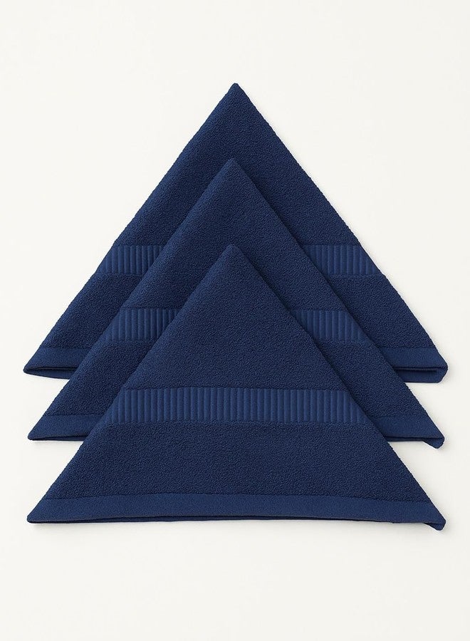 دولار مناشف الوجه المصنوعة من الخيزران من دولار، فائقة الامتصاص وخالية من الروائح، أنعم بثلاث مرات من مناشف الوجه القطنية، 30 × 30 سم (عبوة من 3 قطع) - Image 3