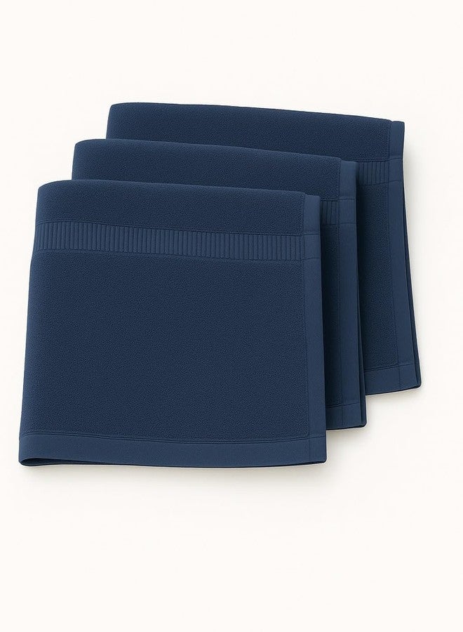 دولار مناشف الوجه المصنوعة من الخيزران من دولار، فائقة الامتصاص وخالية من الروائح، أنعم بثلاث مرات من مناشف الوجه القطنية، 30 × 30 سم (عبوة من 3 قطع) - Image 4