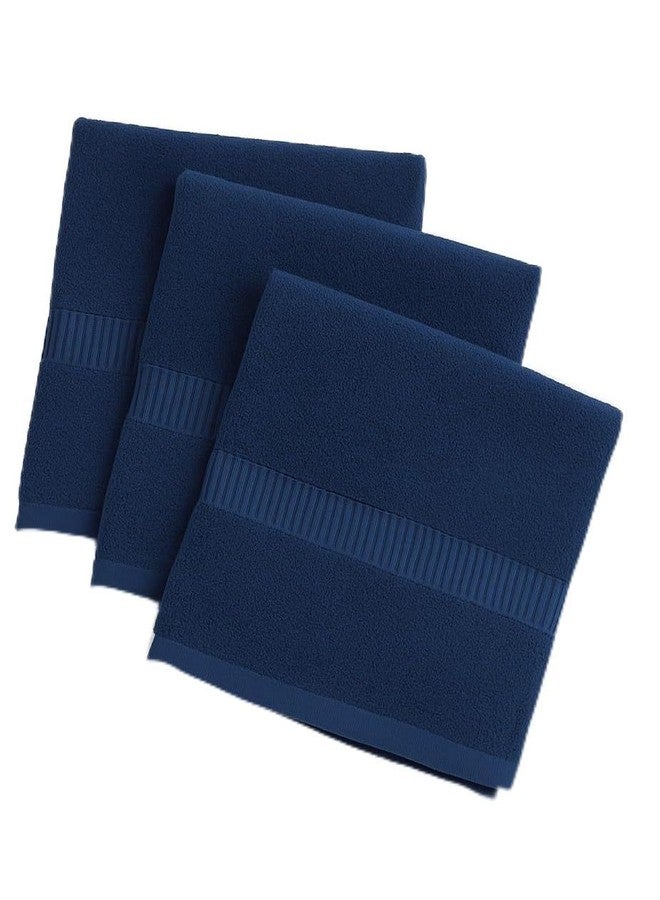 دولار مناشف الوجه المصنوعة من الخيزران من دولار، فائقة الامتصاص وخالية من الروائح، أنعم بثلاث مرات من مناشف الوجه القطنية، 30 × 30 سم (عبوة من 3 قطع) - Image 1