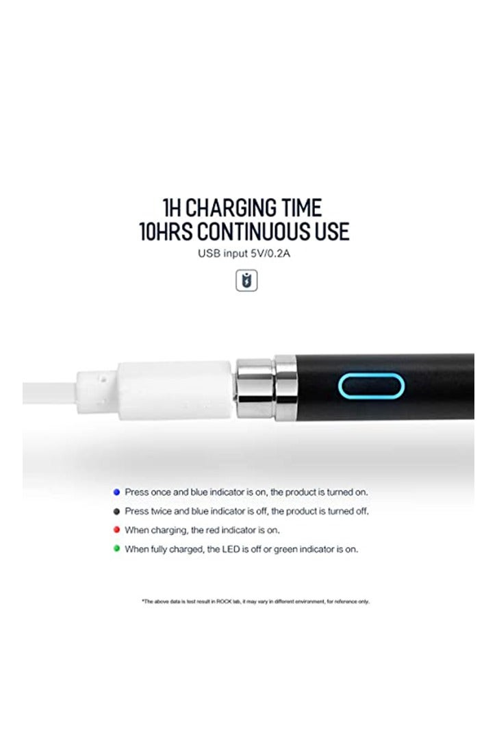 Stylus Pens for Touch Screens, Active Pencil Smart Digital Pens Rechargeable Fine Point Stylist Compatible with Apple iPad and Other Tablets - Image 3