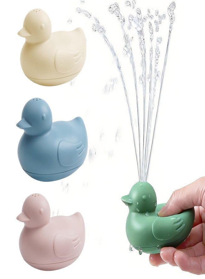 haakaa Dinky Splash Duck Silicone Baby Bath Toy, Detachable & Mold Free Food Grade Silicone Bath Ducks Toys, BPA-Free Squeeze Bathtub Toys,Floating Bath Tub Toys for Babies 6m+ - Image 1