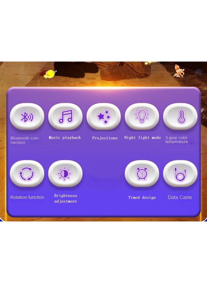 general Carousel Projection Light Gift Music Box Starry Sky Light - Image 3