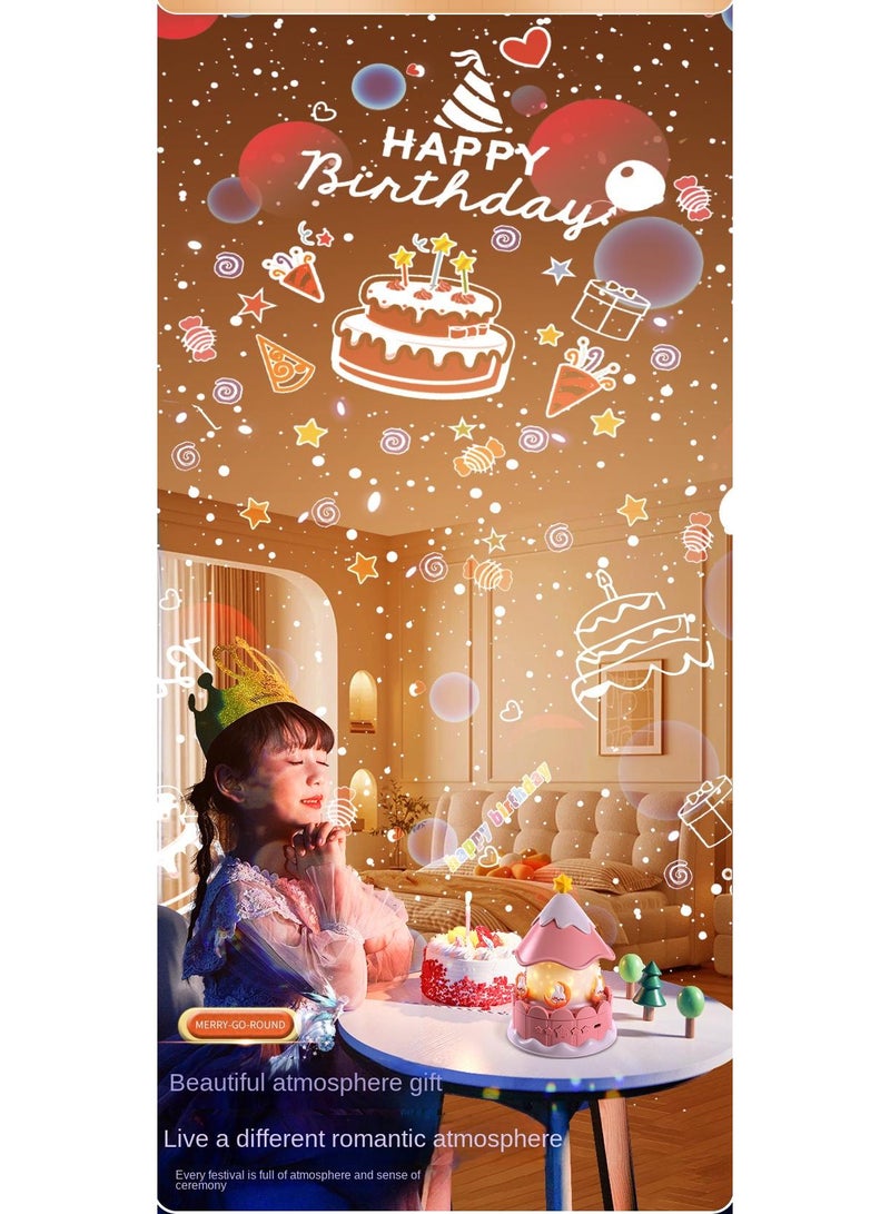 general Carousel Projection Light Gift Music Box Starry Sky Light - Image 4