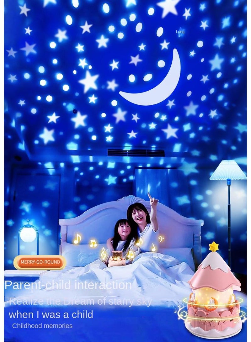 general Carousel Projection Light Gift Music Box Starry Sky Light - Image 5