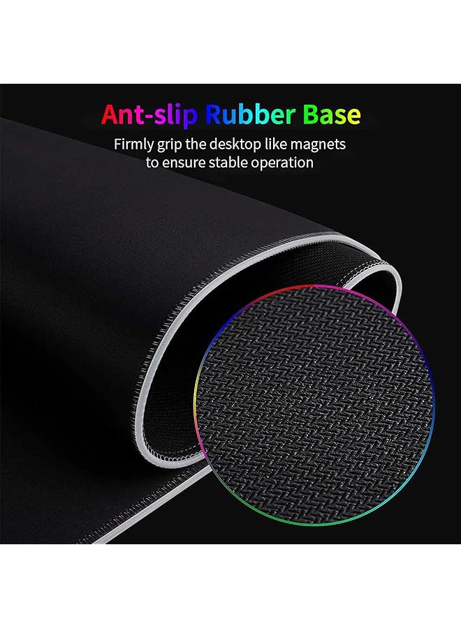 erorex Rgb Large Mouse Pad 800X300X3 Mm Colorful Led Light Keyboard Mat Game Playing Mouse Pad Extended Large Desk Pad For Pc Laptop 800 X 300 Mm - Image 5