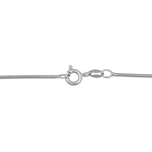 Kooljewelry Sterling Silver 1.2 mm Round Snake Chain Necklace (24 inch) - Image 2
