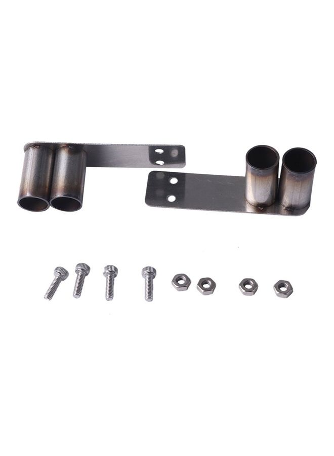 NIBEMINENT Pair Of Double Exhaust Pipe For RC Car Crawler D90 - Image 2