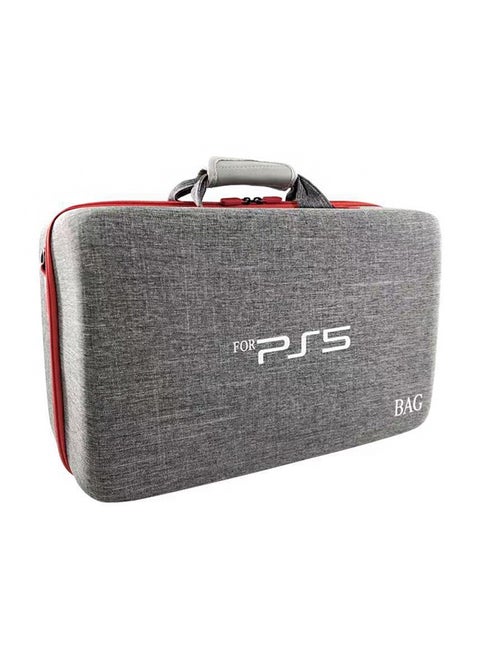 Hard Shell Carry Case Travel Bag for PS5, Shockproof Protective Storage Bag for PS5 Disk Digital Edition, Headset, Base and Game Accessories