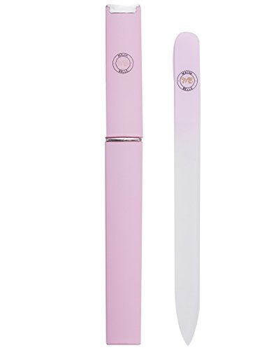 Malva Belle Best Crystal Glass Nail File for Women - Nail File & Travel Case - Nail File Set - Heavy Duty Nail File for Natural Nails, Gel - Professional Nail Shaper - Nail Essentials - White 3mm - Image 3