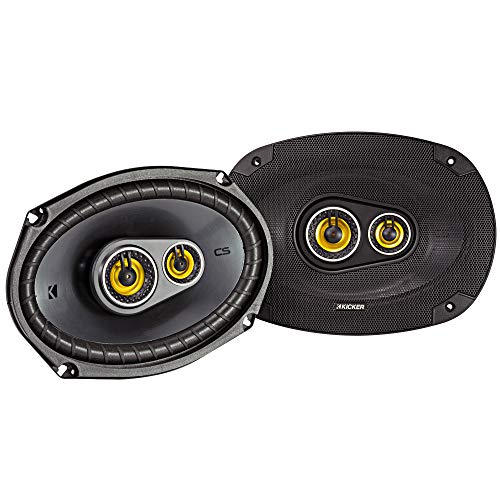 Kicker CS Series 150 Watt 6 x 9 Inch Car Audio Coaxial Speaker Pair Black