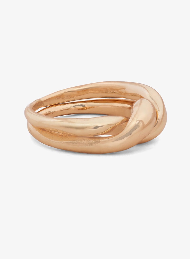 Ginger Chunky Gold Ring - Image 2