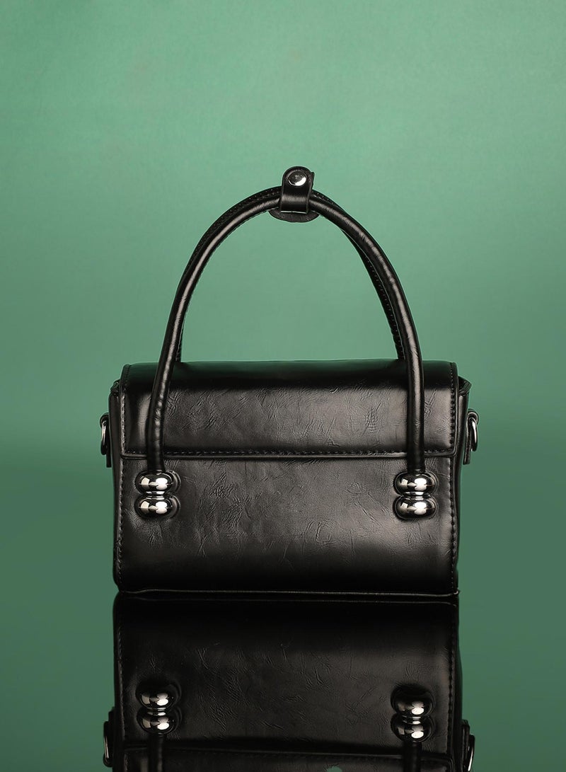 Haute Sauce The Orb Mini Sling Bag - Midnight Black - Image 1
