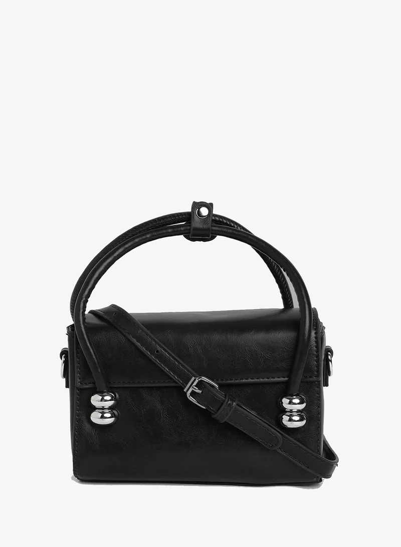 Haute Sauce  The Orb Mini Sling Bag - Midnight Black for Women | Best Price UAE