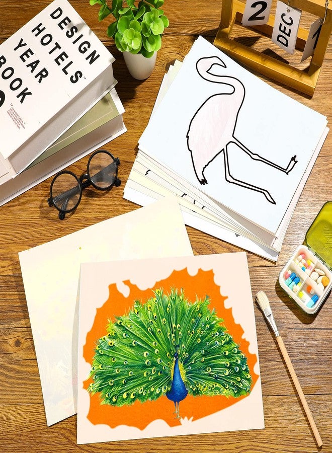 Teling 20 Pcs Dementia Products for Elderly with 1 Pcs Painting Brush Animal Theme Drawing Reusable Water Painting Toys Alzheimers Activities Alzheimers Gifts Coloring Dementia Games for Elderly Adults - Image 4