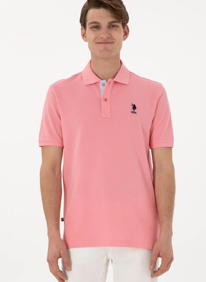 Men's Embroidered Logo Regular Fit Polo T-Shirt