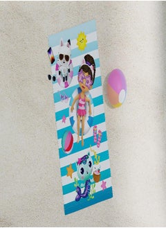 Franco Franco DreamWorks Gabby's Dollhouse Super Soft Cotton Bath/Pool/Beach Towel, 58 in x 28 in, (Official Licensed Gabby's Dollhouse Product)  - Image 4