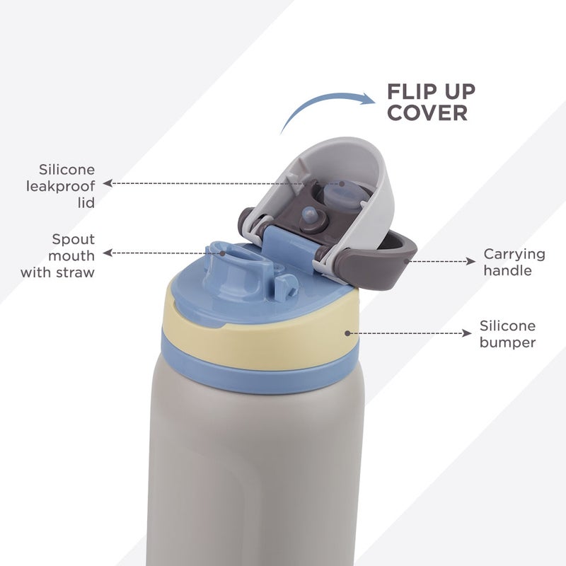 Hydrobrew Sip Switch Stainless Steel Water Bottle - Urban Stone - Image 5