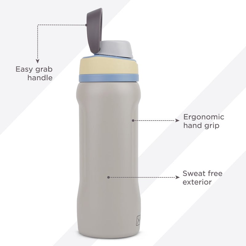 Hydrobrew Sip Switch Stainless Steel Water Bottle - Urban Stone - Image 4