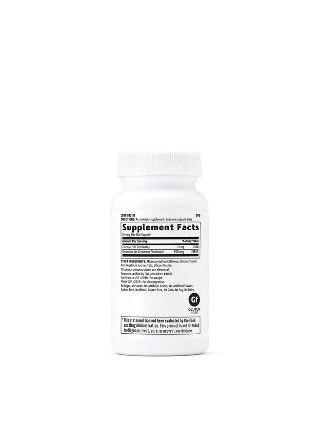 GNC Ultra Chromium Picolinate 800mcg | 60 Capsules - Image 2