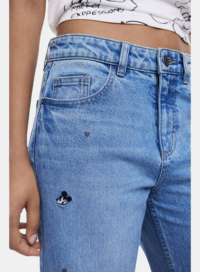 DESIGUAL Mickey™ culotte jeans - Image 3