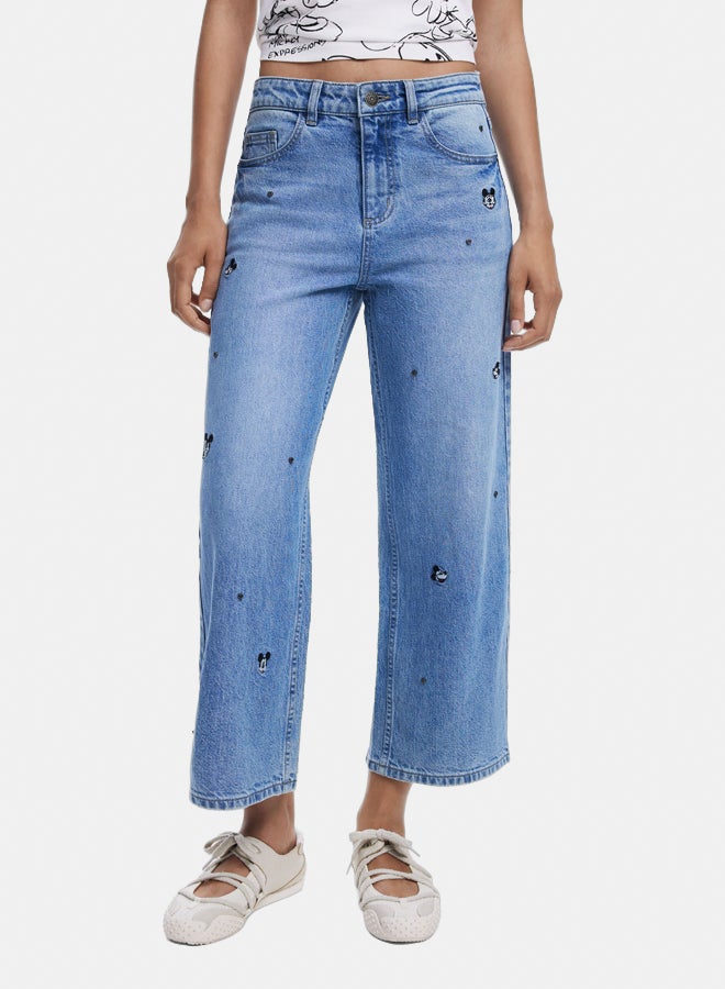 DESIGUAL Mickey™ culotte jeans - Image 2
