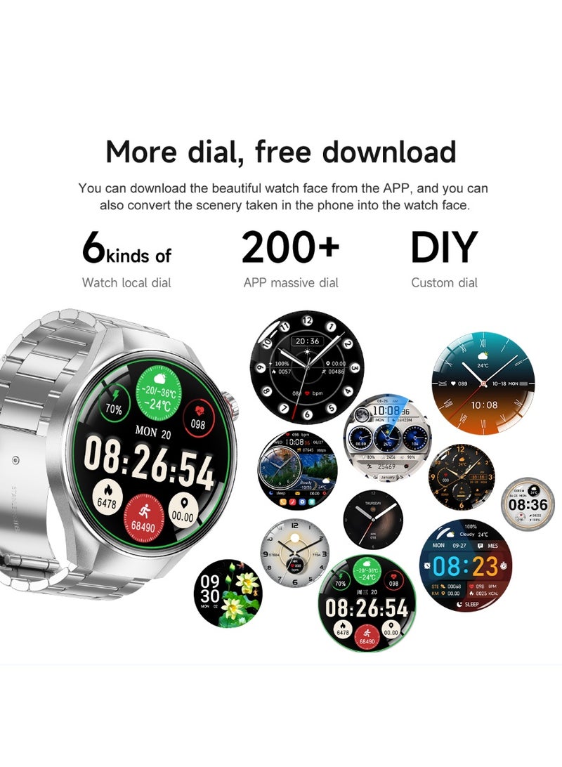 RollsTimi  Men's Smart Watches Help Outdoor Sports Health Monitoring Bluetooth Call 1.75"AMOLED Screen 400mAh Long Battery Life - Image 3