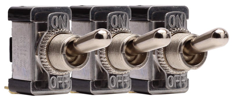 Fastronix Solutions Fastronix SPST 20 Amp AC/DC Heavy Duty Toggle Switch 3 Pack - Image 1