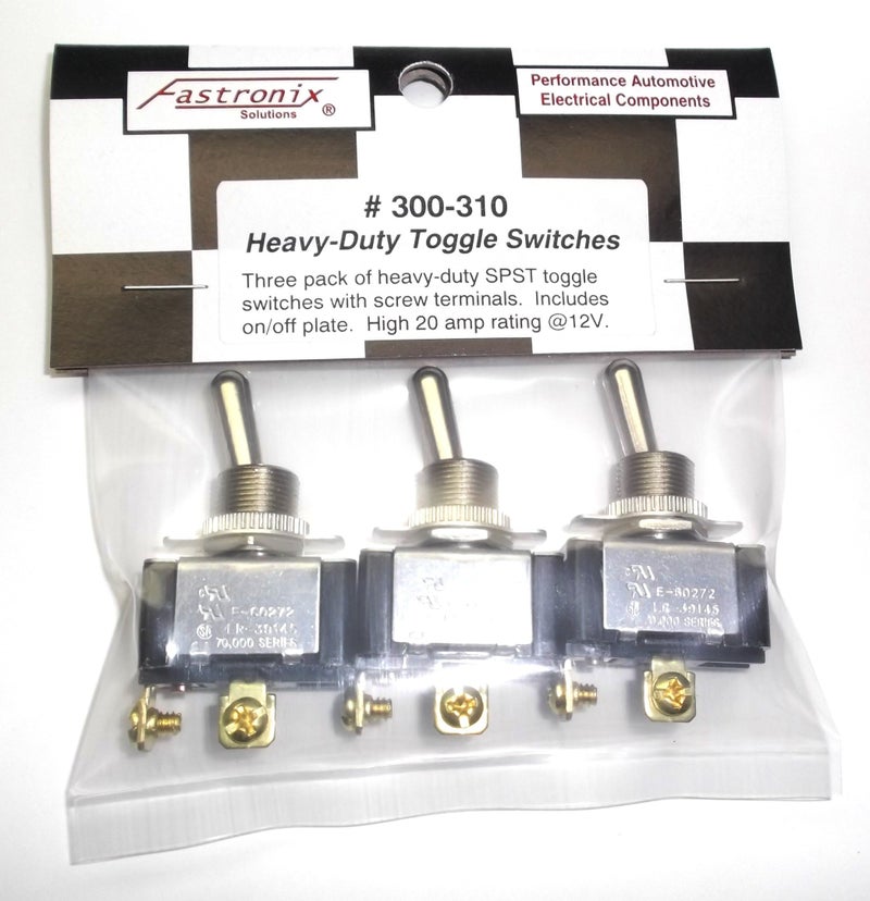 Fastronix Solutions Fastronix SPST 20 Amp AC/DC Heavy Duty Toggle Switch 3 Pack - Image 5