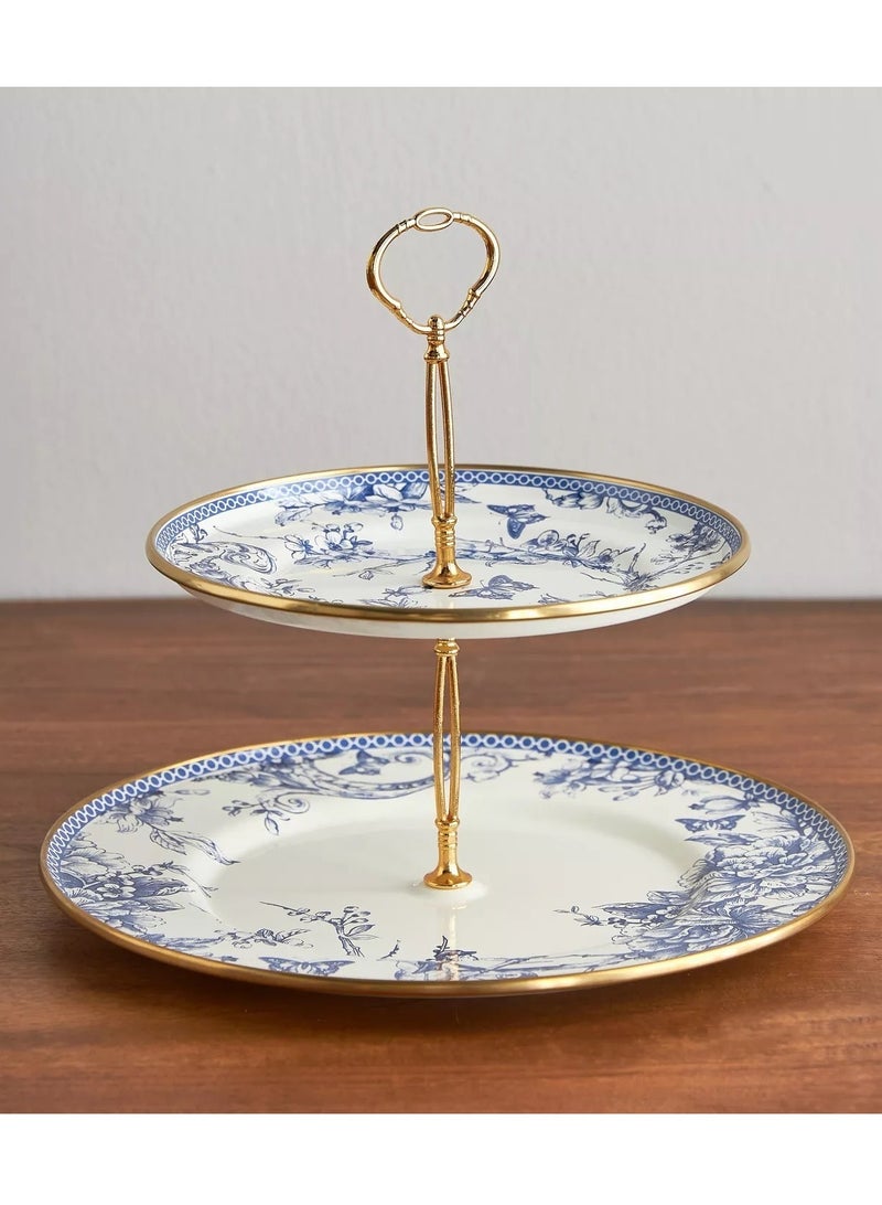 هوم سنتر حامل كيك بطبقتين من إيرا مافن - 29 سم - Image 1