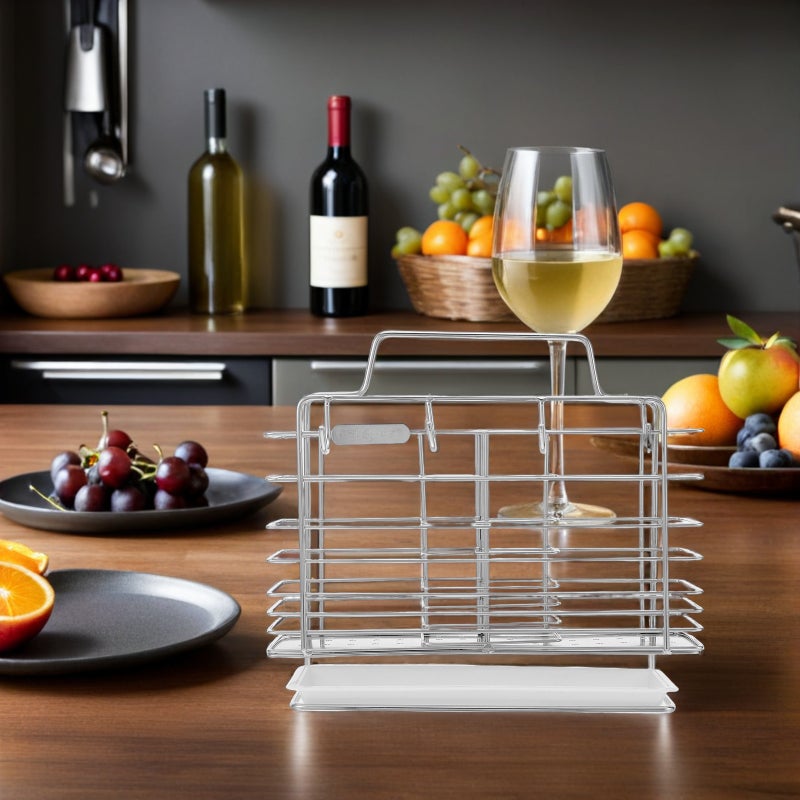 Stainless Steel Utensil Drying Holder For Kitchen Countertop Chopsticks Storage Rack Cutlery Organizer Space Saving Silverware Organizer - Image 4