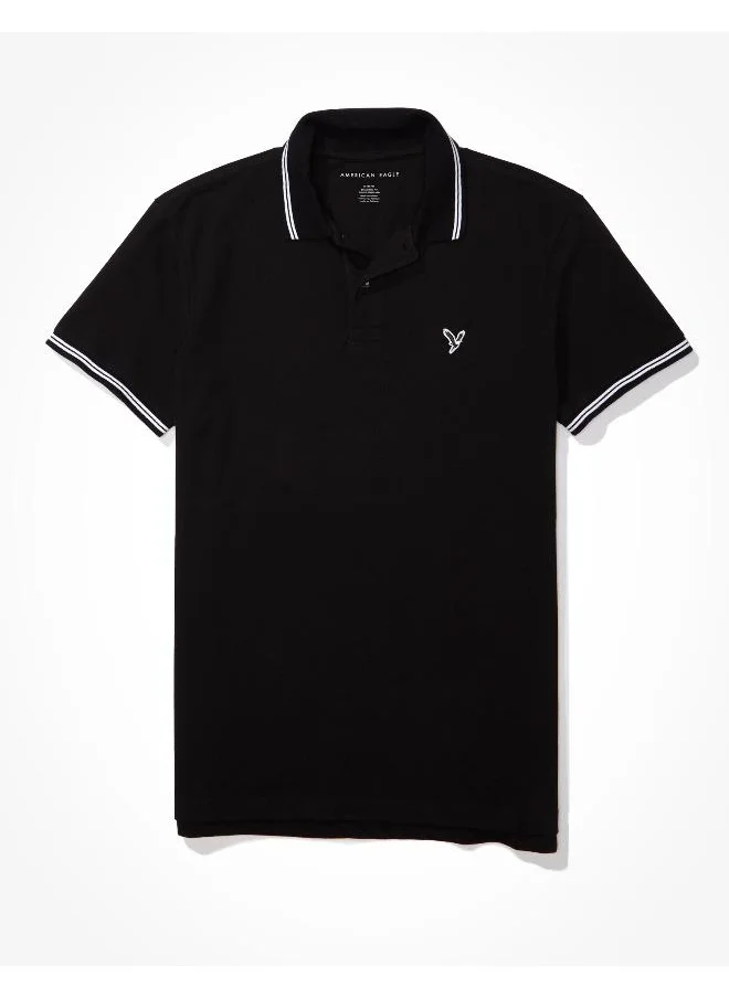 American Eagle Tipped Polo