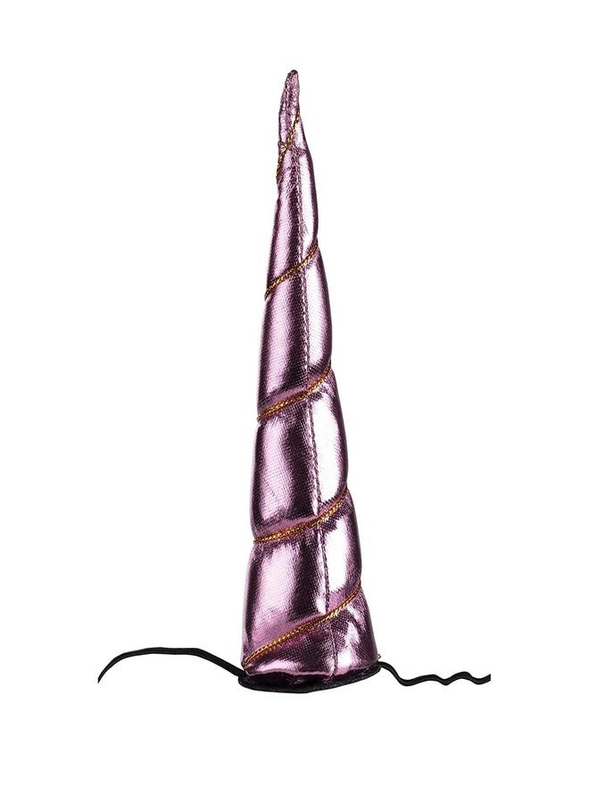 Juvale 12-Pack Unicorn Horn Headbands - Metallic Assorted Plush & Elastic Headbands - Assorted Gold Silver Rose Gold Blue Rainbow & White - Unicorn Party Accessories for Kids - Image 4