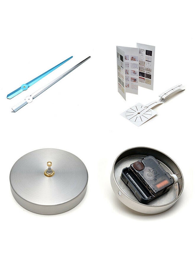 نيبمينينت ملصق جداري لساعة حائط حديثة يمكن لصقه بنفسك أسود 60x40سنتيمتر - Image 3