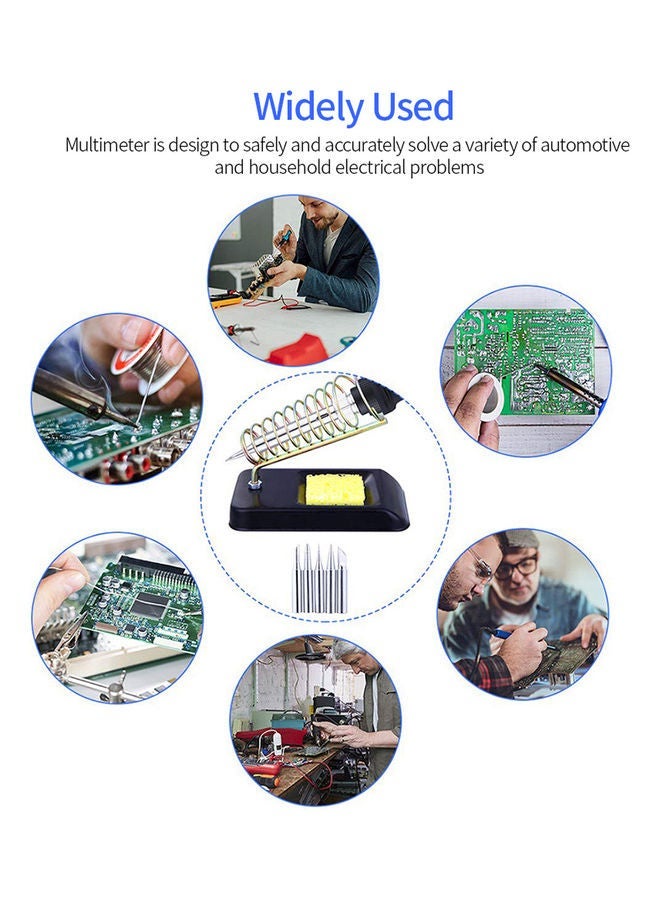 NIBEMINENT Electric Soldering Iron Kit Set Multicolour - Image 4