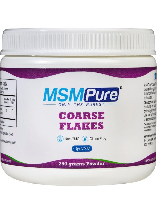 Kala Health Msmpure Coarse Msm Powder Flakes – Organic Sulfur For Joint Flexibility, Skin Appearance, And Hair & Nail Support – 8.8 Oz, Usa Made, Distilled Crystals - Image 1