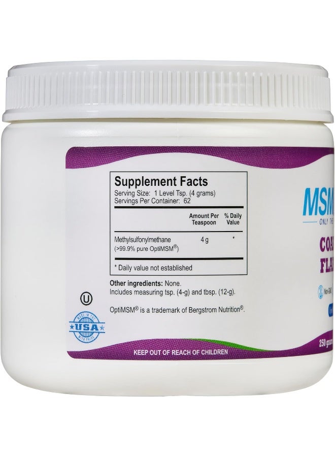 Kala Health Msmpure Coarse Msm Powder Flakes – Organic Sulfur For Joint Flexibility, Skin Appearance, And Hair & Nail Support – 8.8 Oz, Usa Made, Distilled Crystals - Image 3