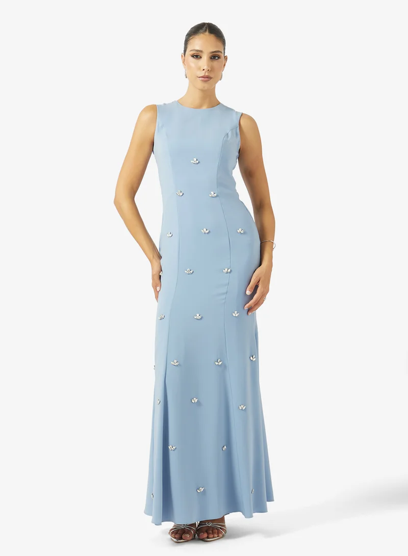 Akadia Fashion  Draped Bodice Evening Dress for Women | Best Price UAE