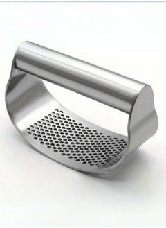 Garlic and Ginger Crusher, Mincer, Stainless Steel, Professional Food Prep Grade, Rust Proof, Easy Clean, Squeezer and Peeler Kitchen Tool Set – Easy to Use by LUKADAH