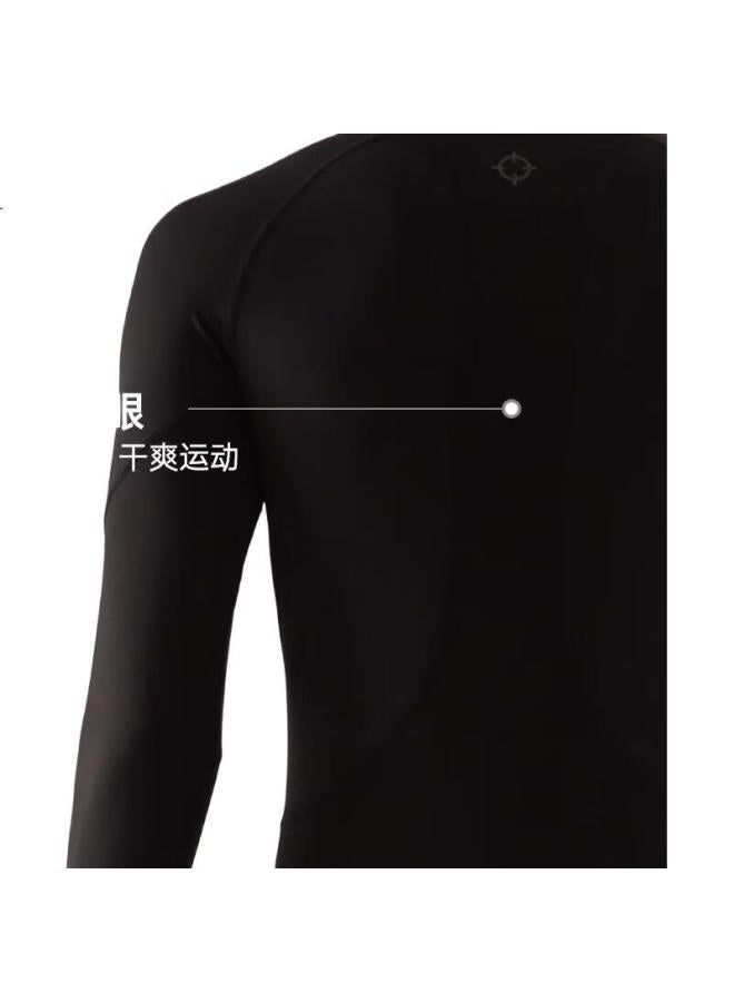 RIGORER  Tight-Fitting Shirt For Men, Autumn And Winter Quick-Dry Clothing, Running Sports Compression Shirt, Fitness Training Wear, Yoga Wear, Long-Sleeve Top For Men - Image 2