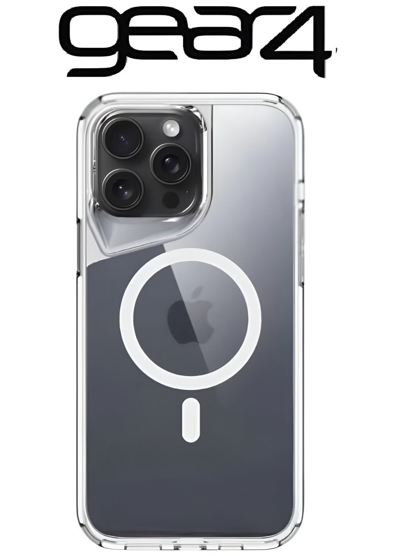 جيرفور غطاء ماج سيف لهاتف آيفون 15 برو ماكس، جراب مغناطيسي قوي وشفاف مقاوم للصدمات لهاتف آيفون 15 برو ماكس، نتوء حول الكاميرا، غطاء عالي الوضوح لهاتف آيفون 15 برو ماكس - Image 5