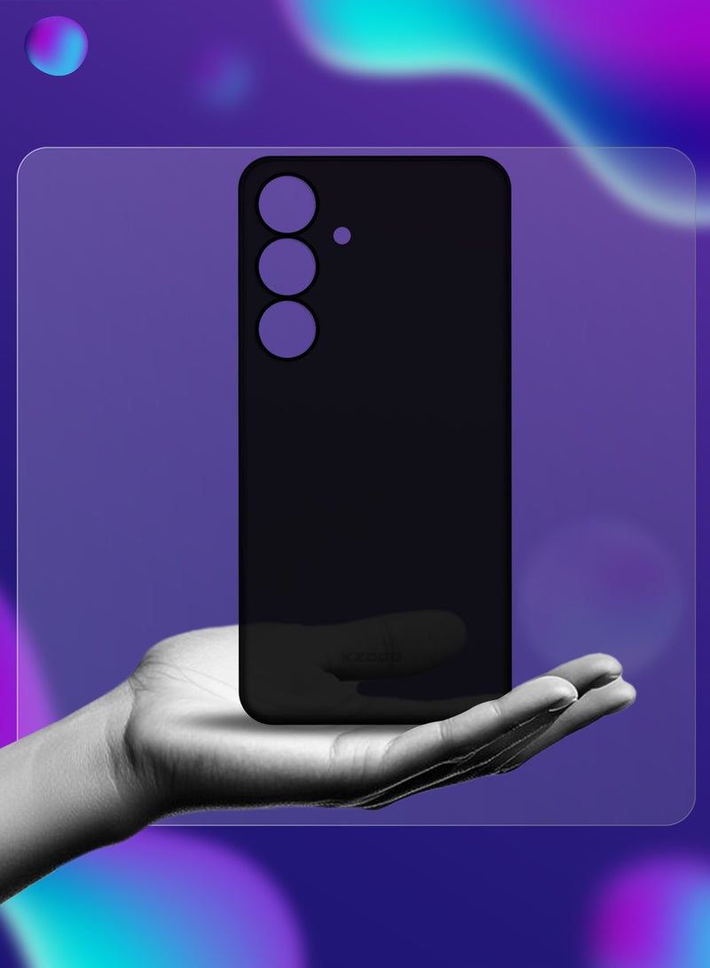 CATANES Case for Galaxy S25 Air Skin Case All Around Full Protection Ultra Slim 0.3mm Thickness 4g Feather Weight - Black - Image 3