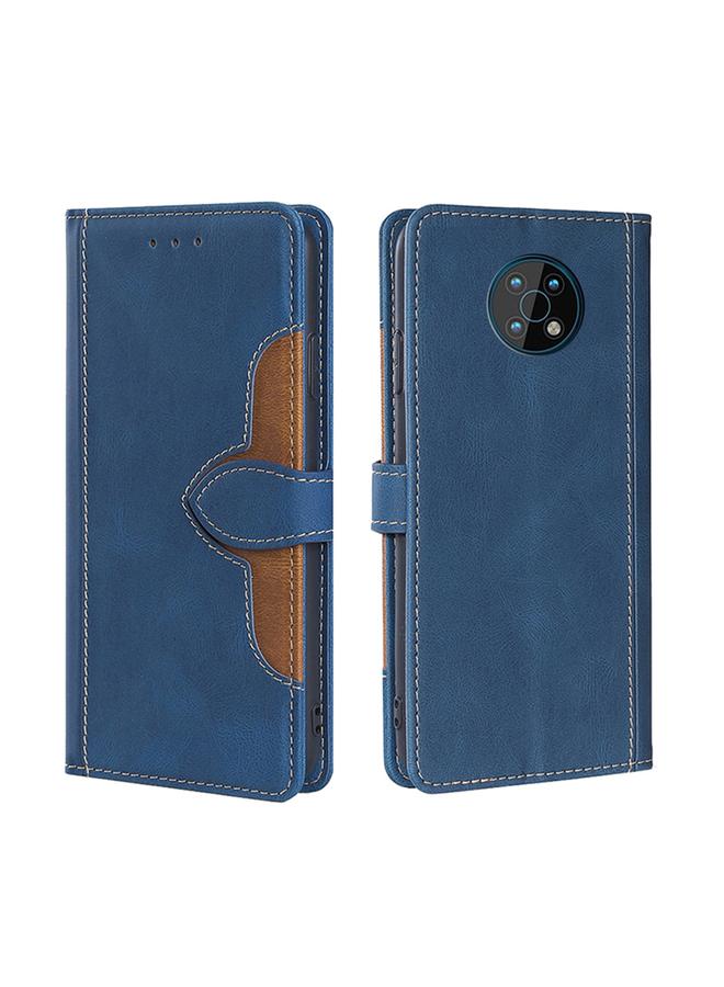 S-TOP Case For Nokia G50 Skin Feel Straw Hat Magnetic Buckle Leather Phone Case - Image 1